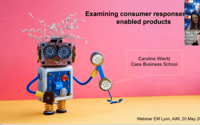 Examining consumer responses to AI enabled products