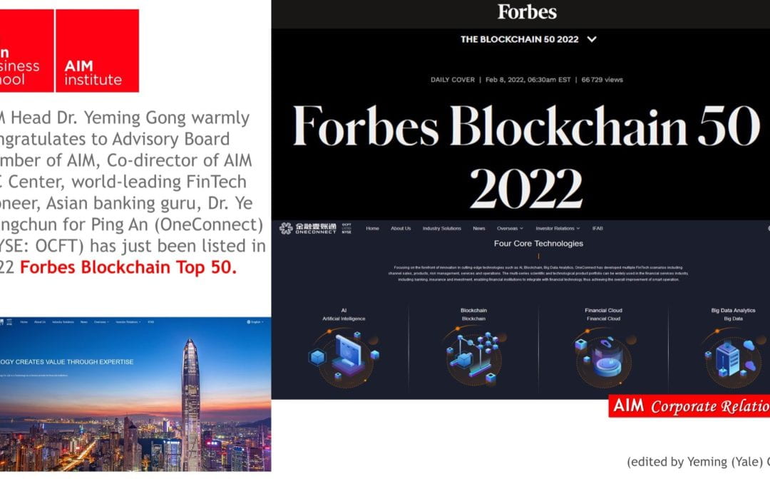 Forbes Blockchain top 50!
