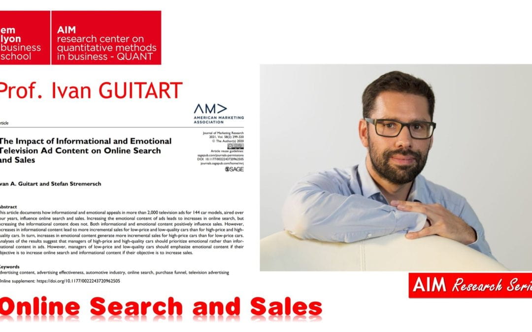“The Impact of Informational and Emotional Television Ad Content on Online Search and Sales”  — Prof. Ivan Guitart