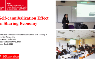 “Self-cannibalization effect in the Sharing Economy” — Dr. Huihui CHI