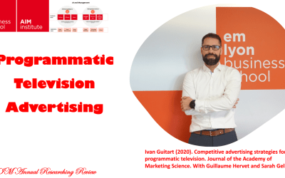 “Competitive advertising strategies for programmatic television ”  — Prof. IvaIvan Guitart